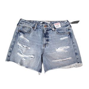 Celebrity Pink Hi Rise Boyfriend Bobby Distressed Jean Shorts 5/27 NWT (B10-15)